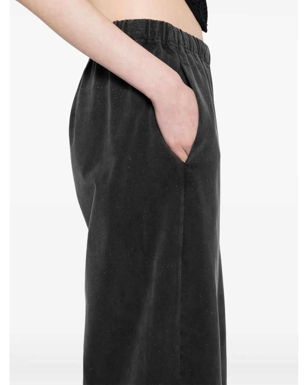 JNBY Black Cotton Elasticated Track Pants