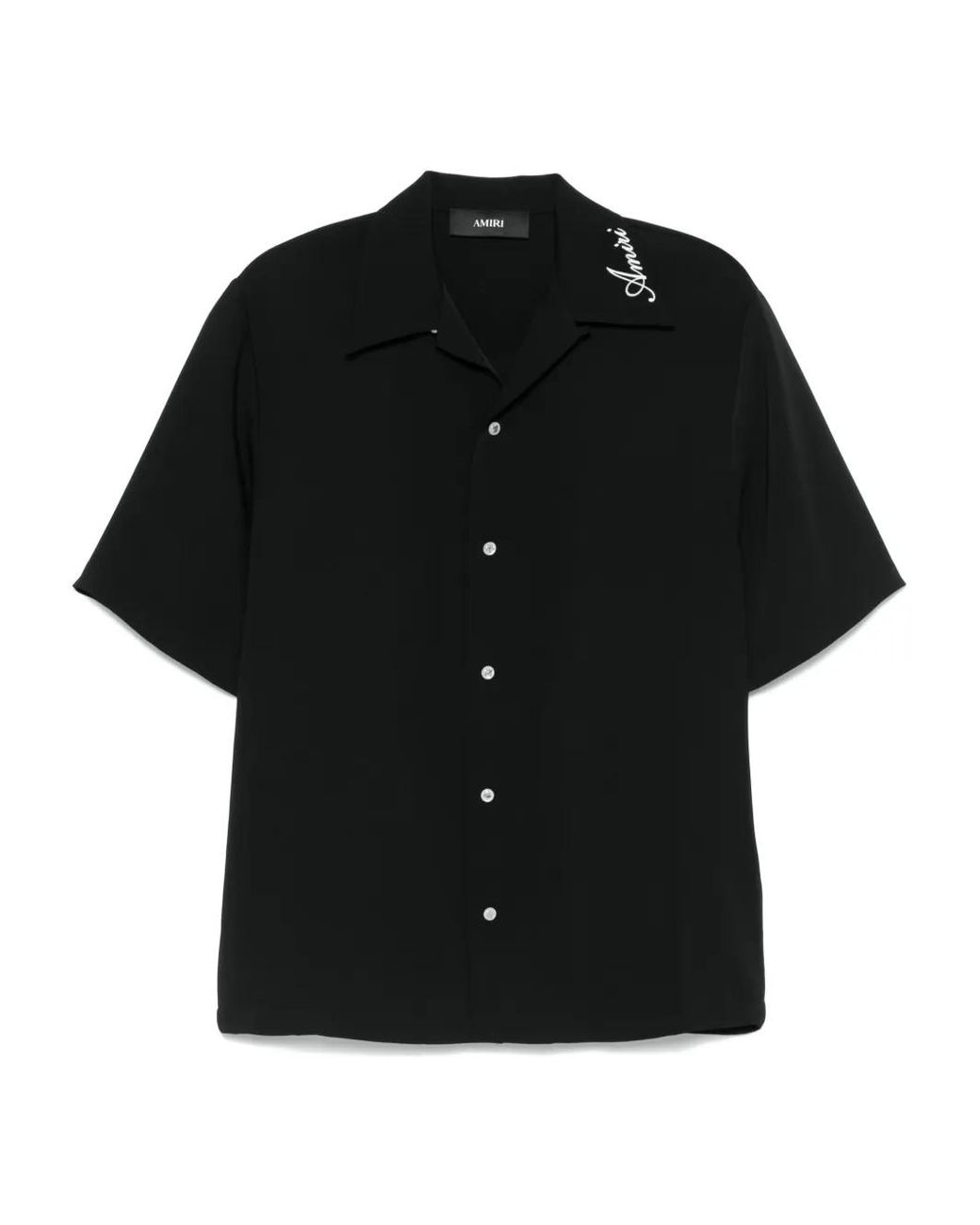 Amiri Black Camp Shirt for men