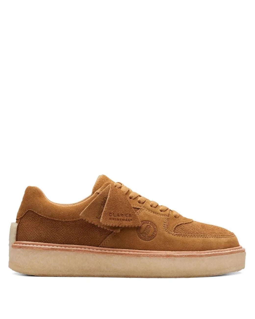 Clarks Brown Sandford "Golden Sand" Sneakers for men