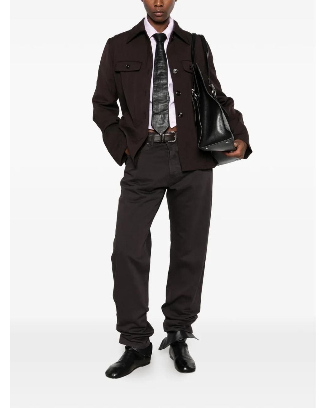 Our Legacy Black Grind Button-Up Shirt