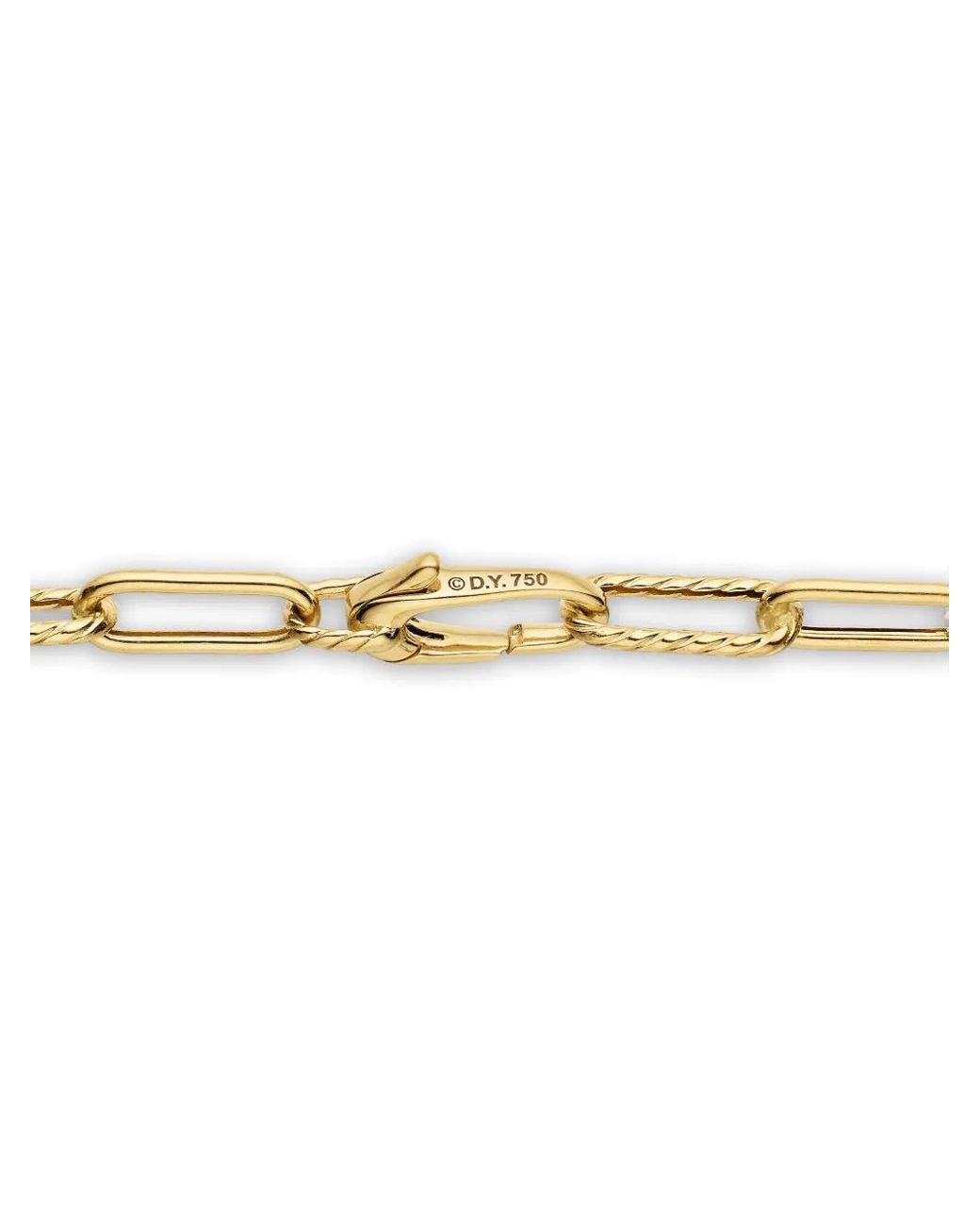 David Yurman Natural 18Kt Dy Madison Chain Necklace (4Mm)