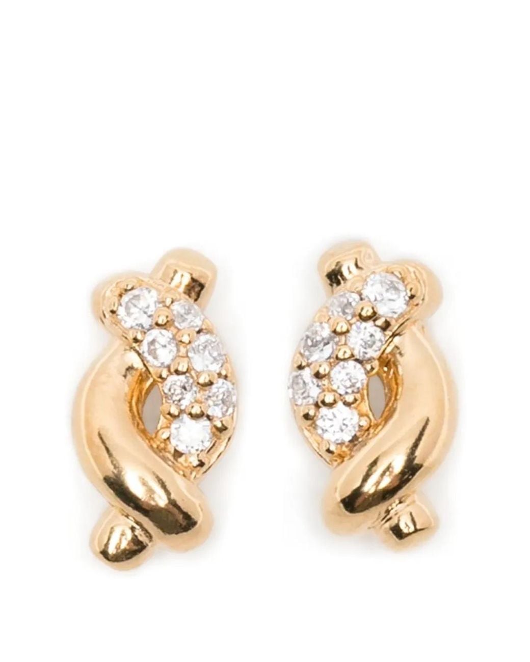 Missoma Metallic Molten Stud Earrings