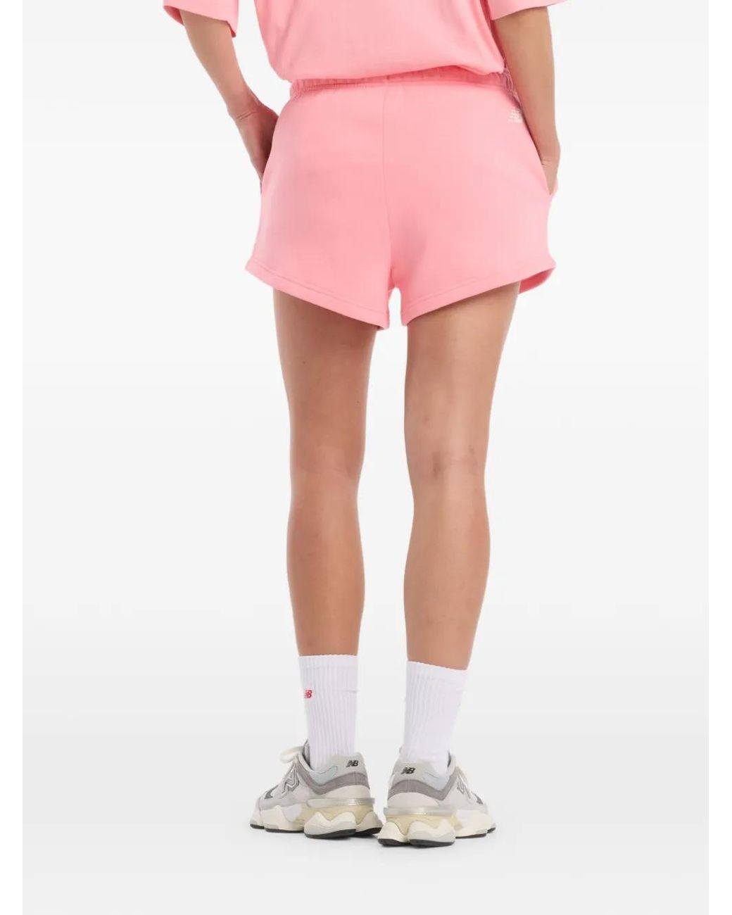 New Balance Pink Reimagined Fleece Shorts
