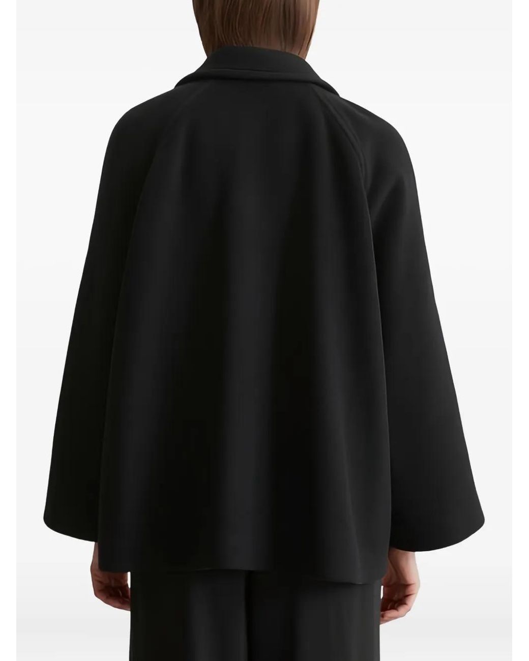 Marc O' Polo Black Double-Breasted Coat