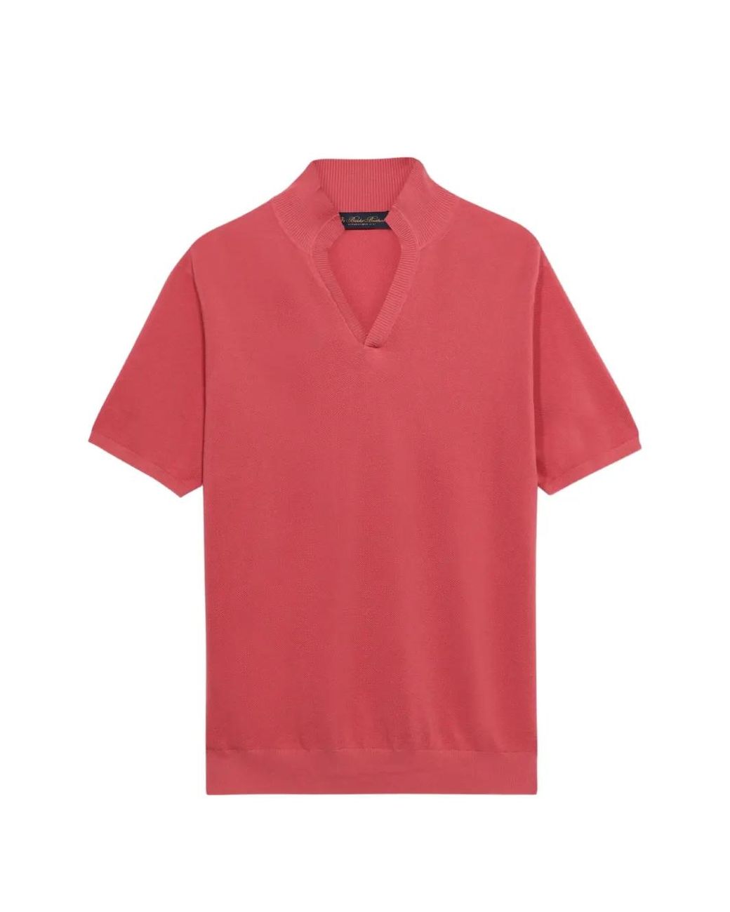 Brooks Brothers Red Haut En Piqué À Col Ouvert for men