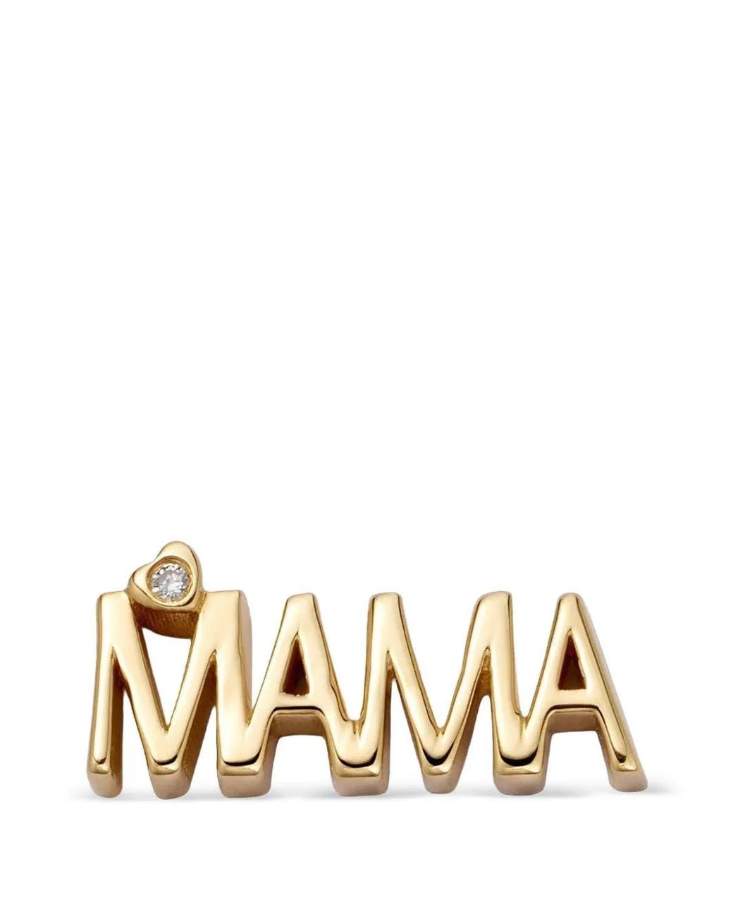 Loquet London Metallic Mama Diamond Charm