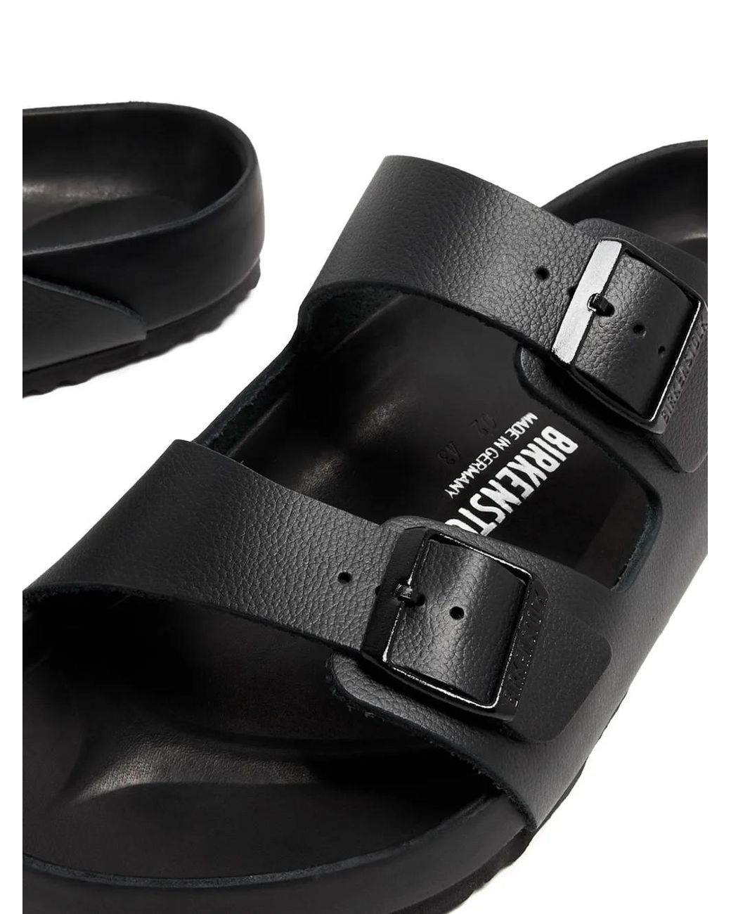 Birkenstock Black Arizona Eva Double-Buckle Slides for men