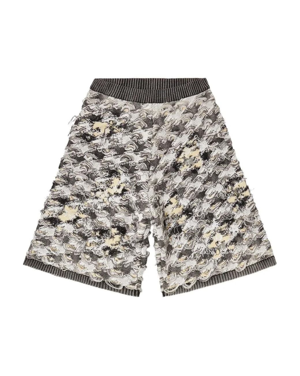 DIESEL White M-Vanja Knee-Length Shorts