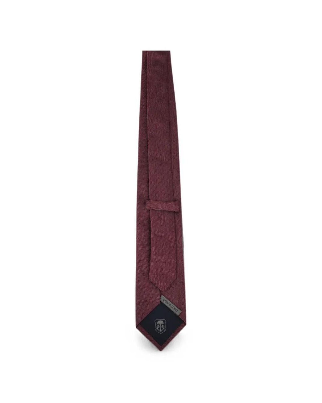 Corneliani Purple Micro-Patterned Silk Tie for men