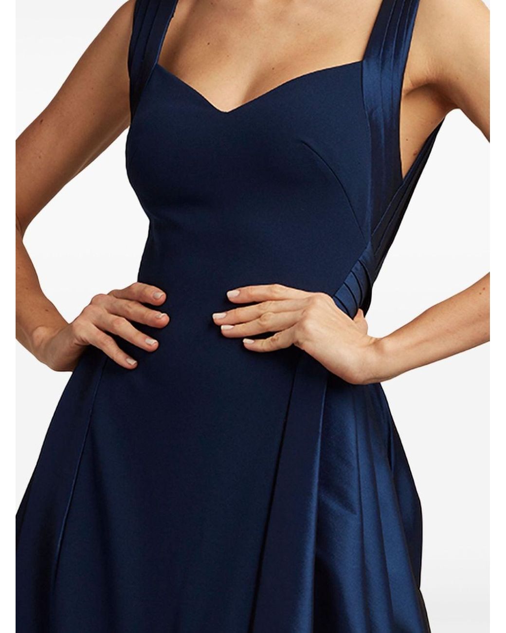 Tadashi Shoji Sweetheart Neck Sleeveless Gown in Blue | Lyst