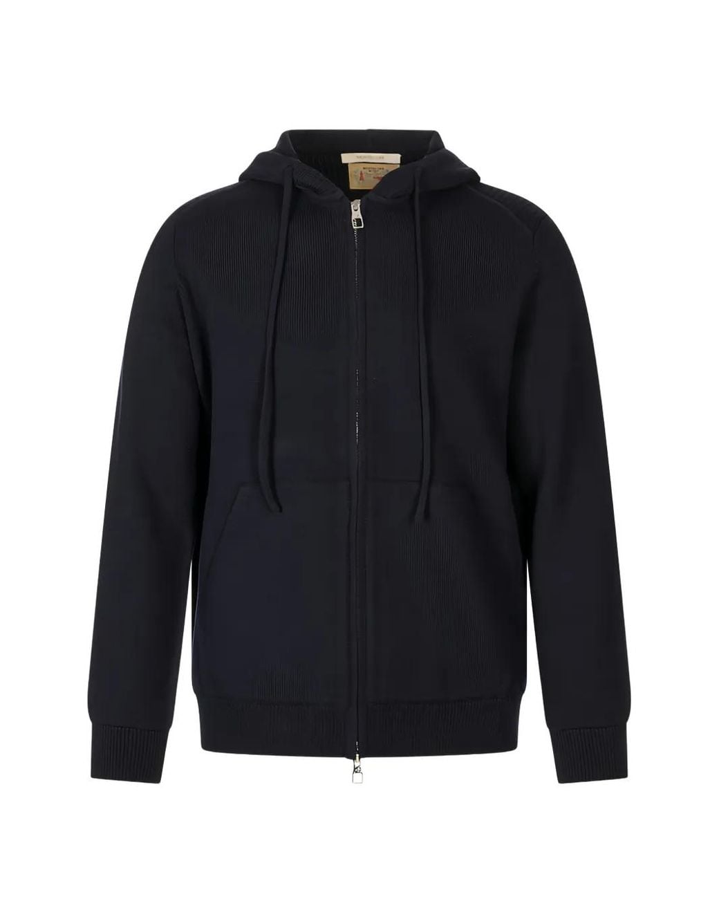 Montecore Blue Zip-Up Drawstring Hoodie for men