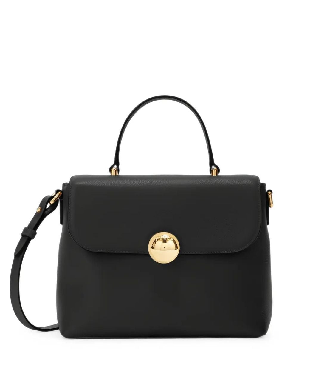 Furla Black Moonlight Top-Handle Shoulder Bag