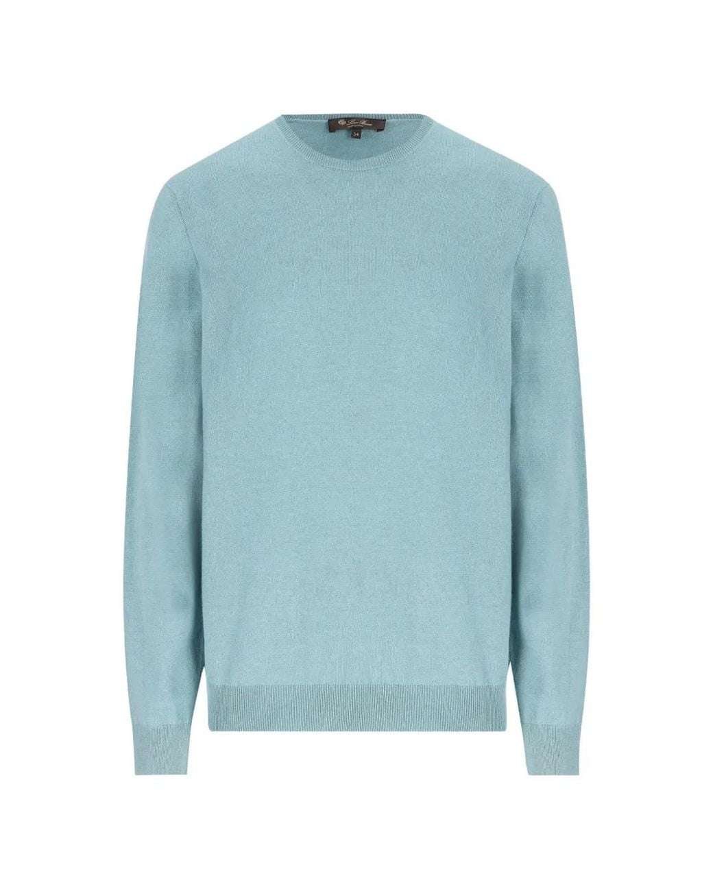 Loro Piana Blue Sergio Crewneck for men