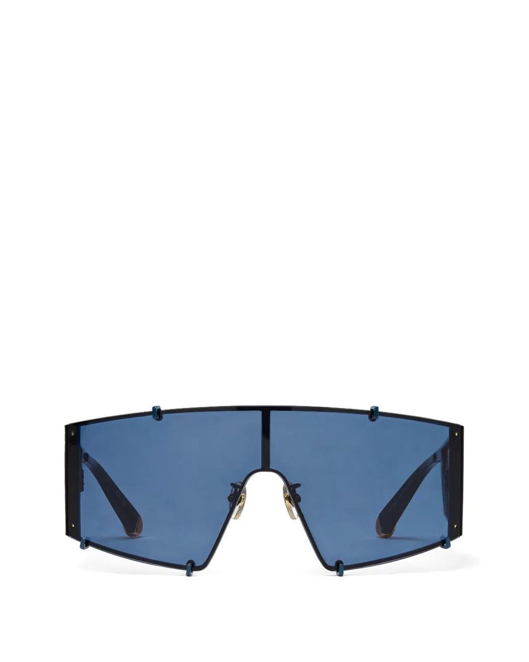 Stella McCartney Blue Shield-Frame Sunglasses