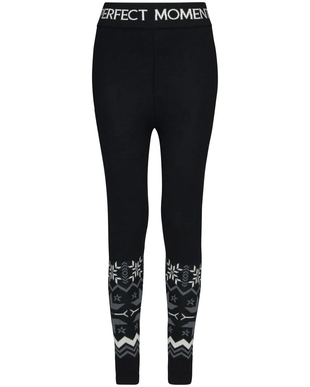 Perfect Moment Black Nordic Wool Leggings
