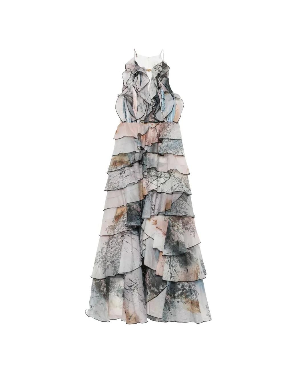 Aje. White Cleo Gown