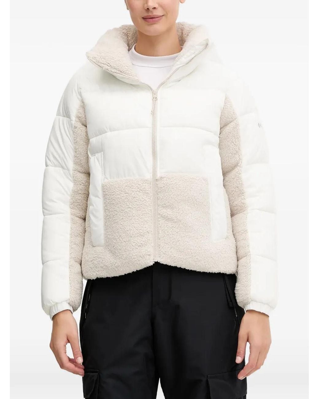 Columbia White Leadbetter Point Panelled Jacket