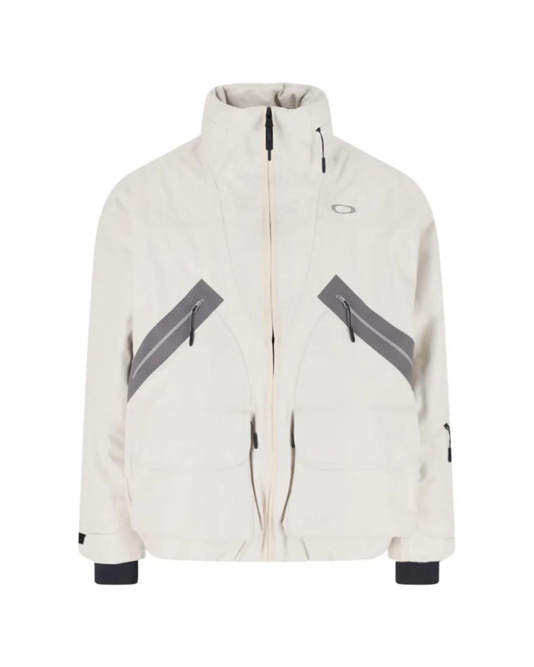 Oakley White Kota Zip-Up Multi-Pocket Jacket for men