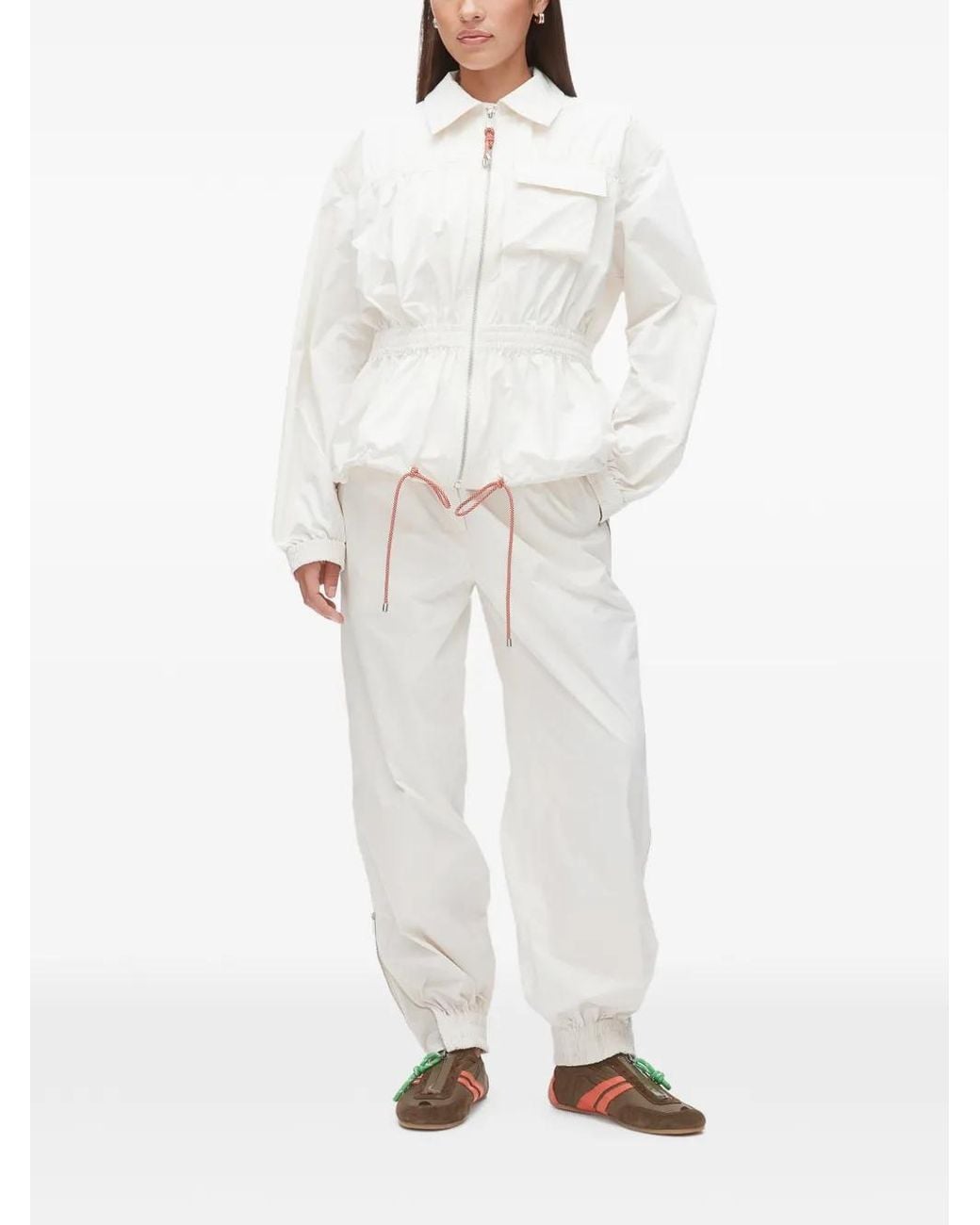 3.1 Phillip Lim White Drawstring Jacket