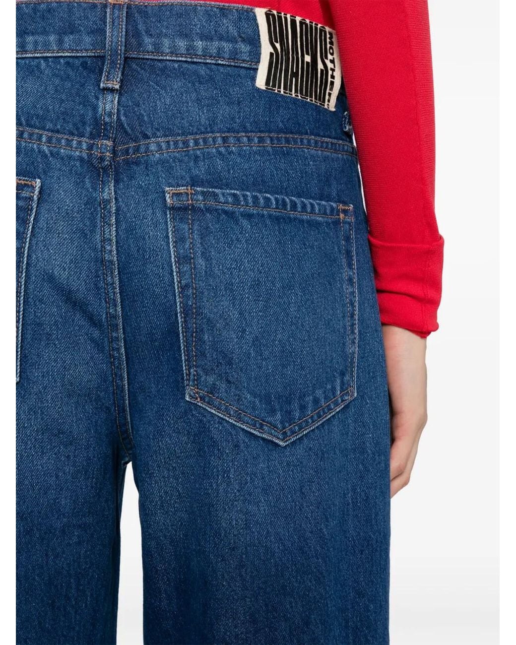 Mother Blue The Peeler Jeans
