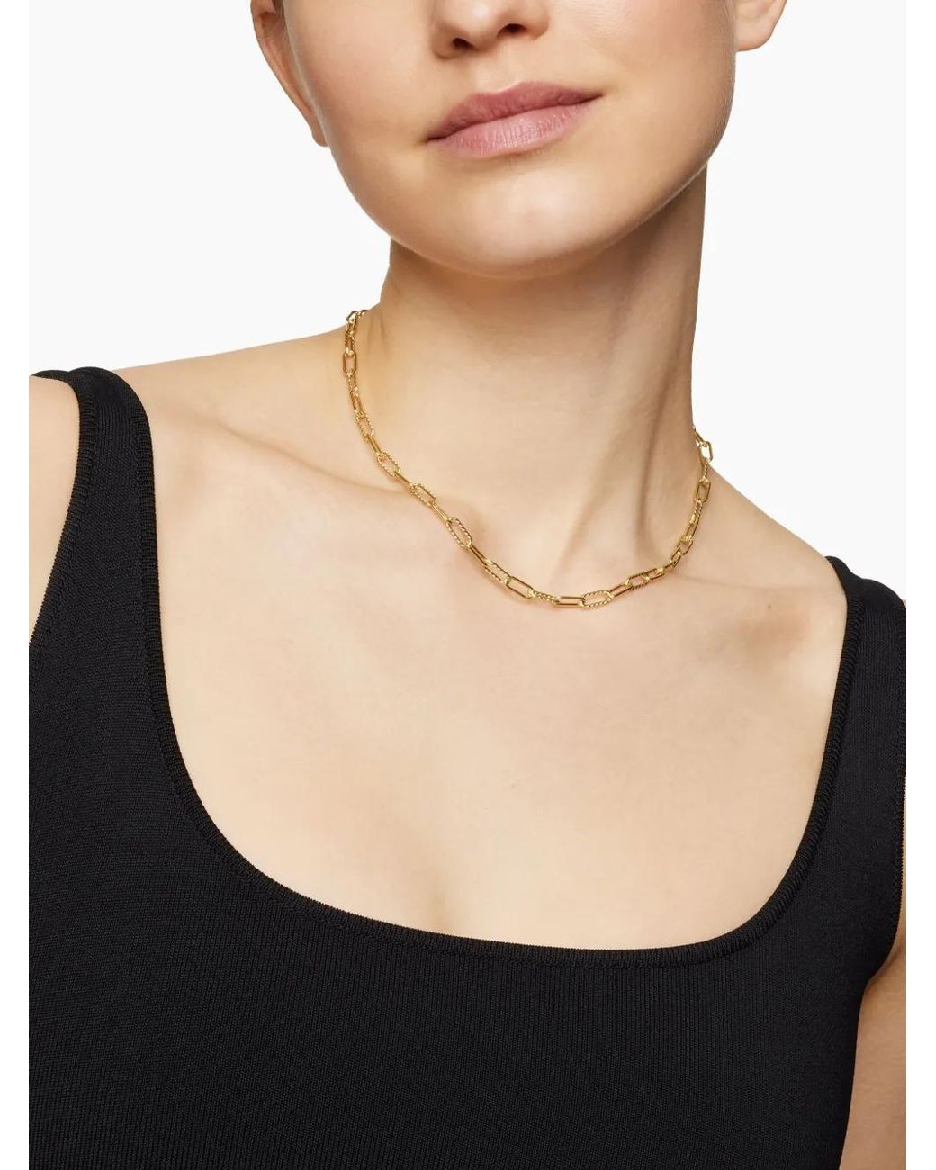 David Yurman Natural 18Kt Dy Madison Chain Necklace (4Mm)