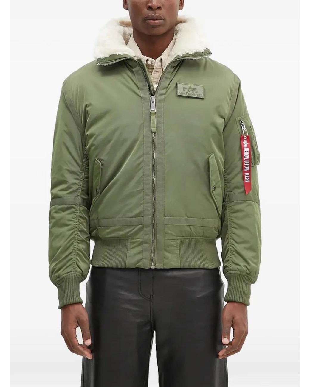 Alpha Industries Green Bomber Jacket for men