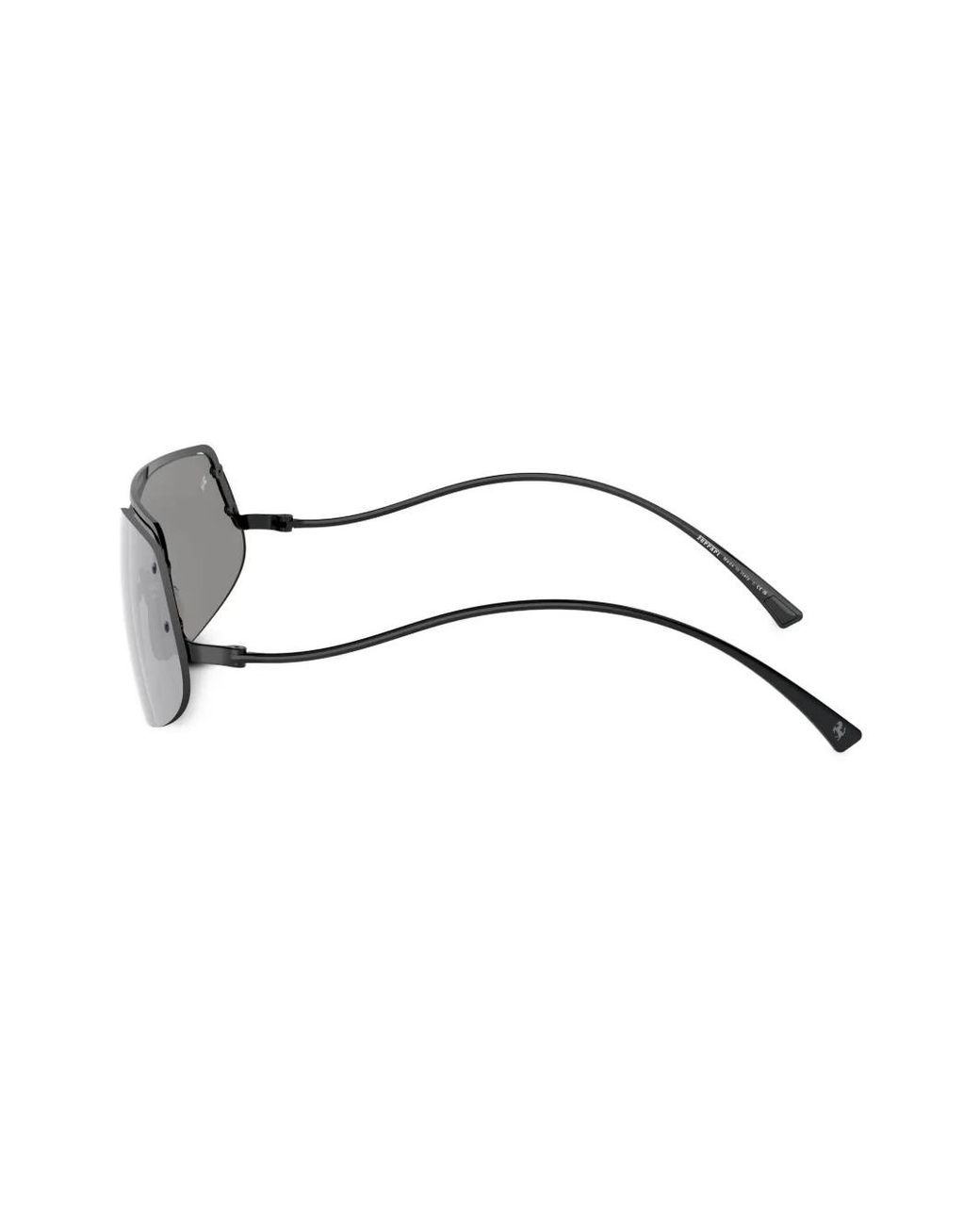 Ferrari Gray Oversized Frame Sunglasses