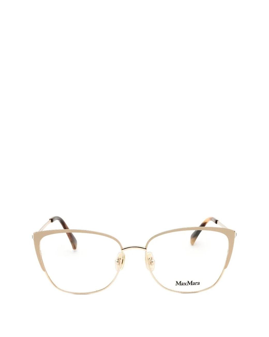 Max Mara Natural Cat-Eye Glasses