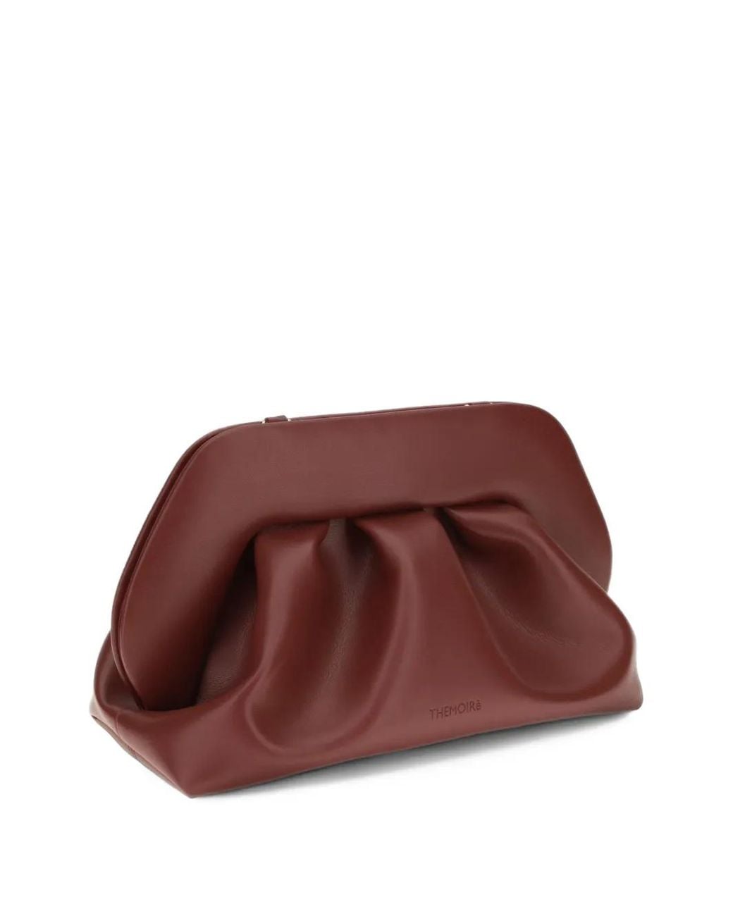 THEMOIRÈ Purple Bios Ruched Shoulder Bag