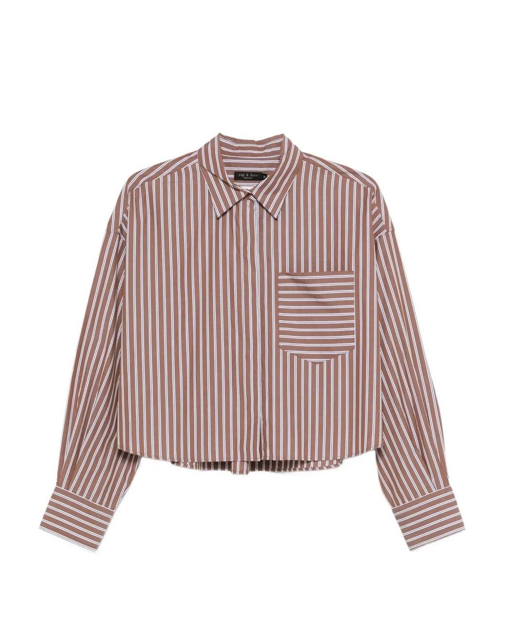 Rag & Bone Pink Striped Shirt