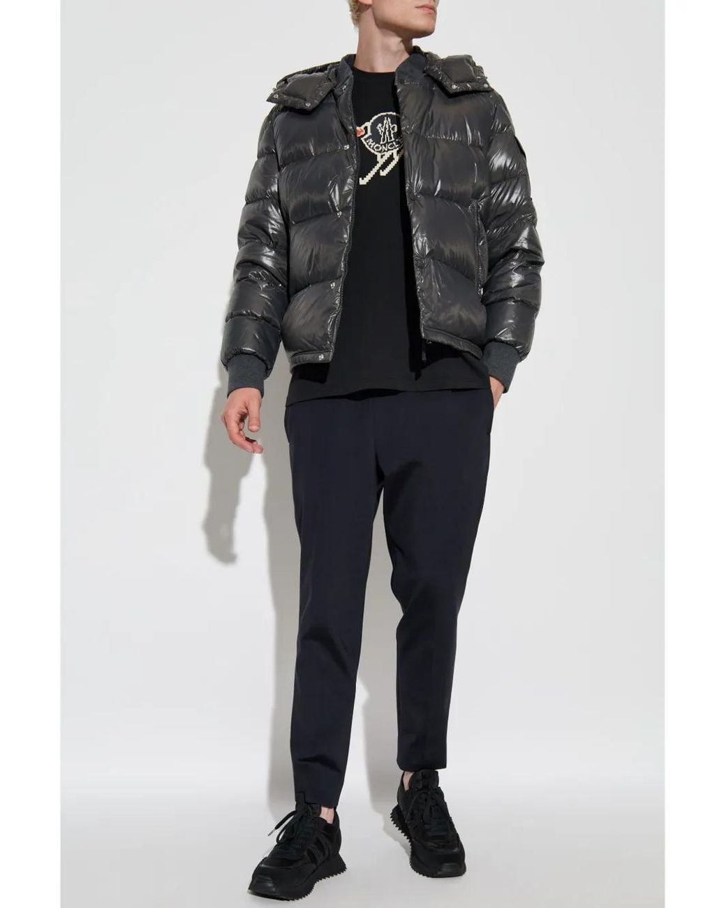 Moncler Gray Maljasset Jacket for men