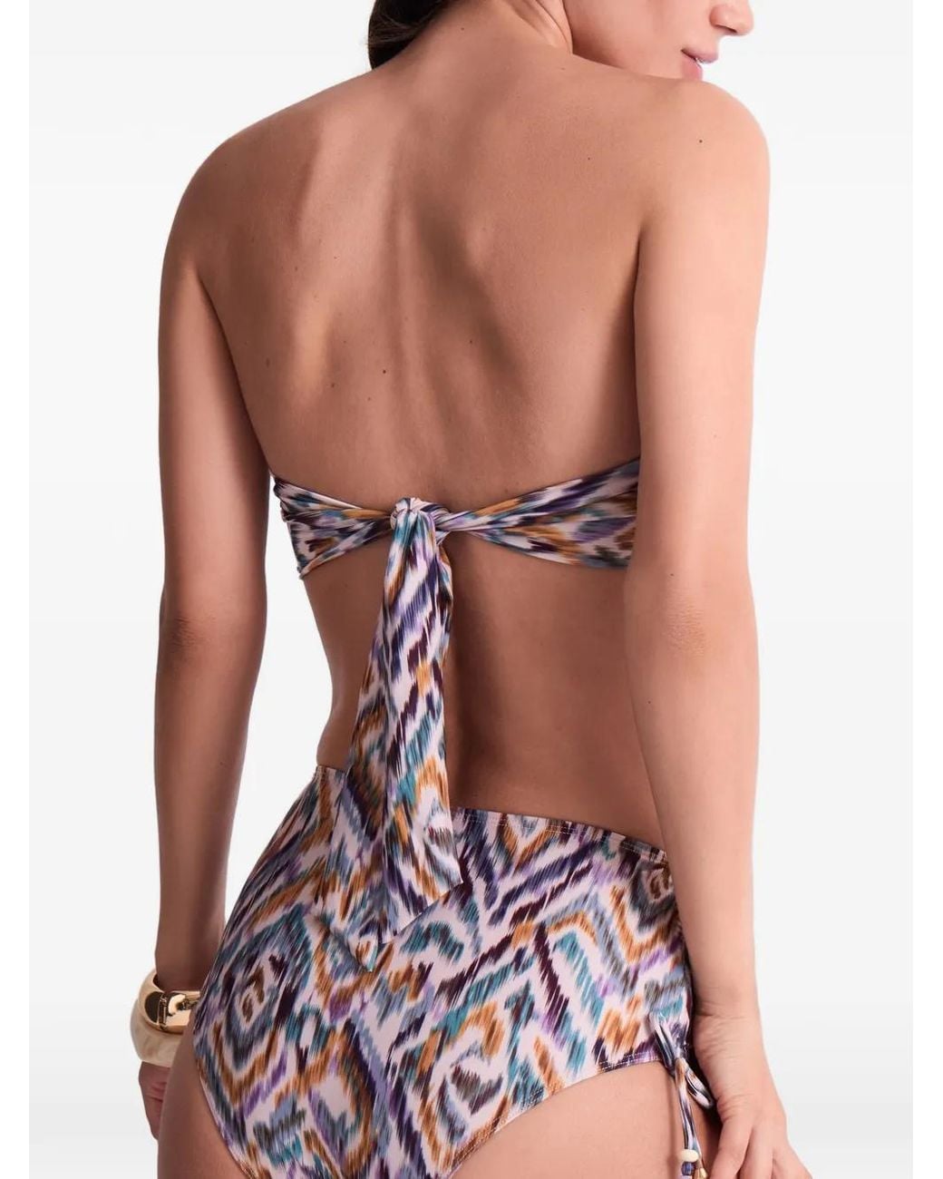 Aubade Pink Aurora Sands High-Waist Bikini Bottoms