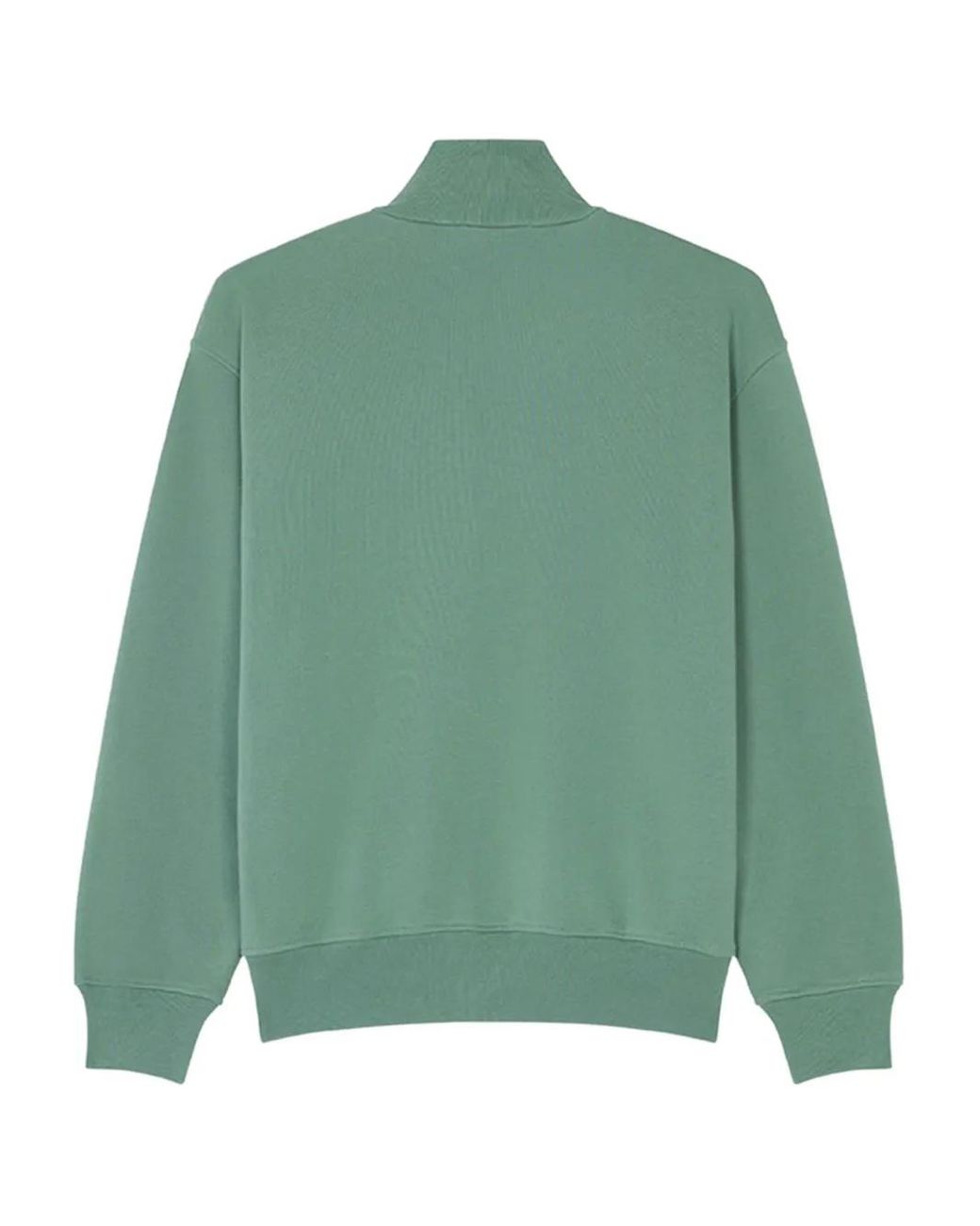 Maison Kitsuné Green Zip Sweatshirt for men
