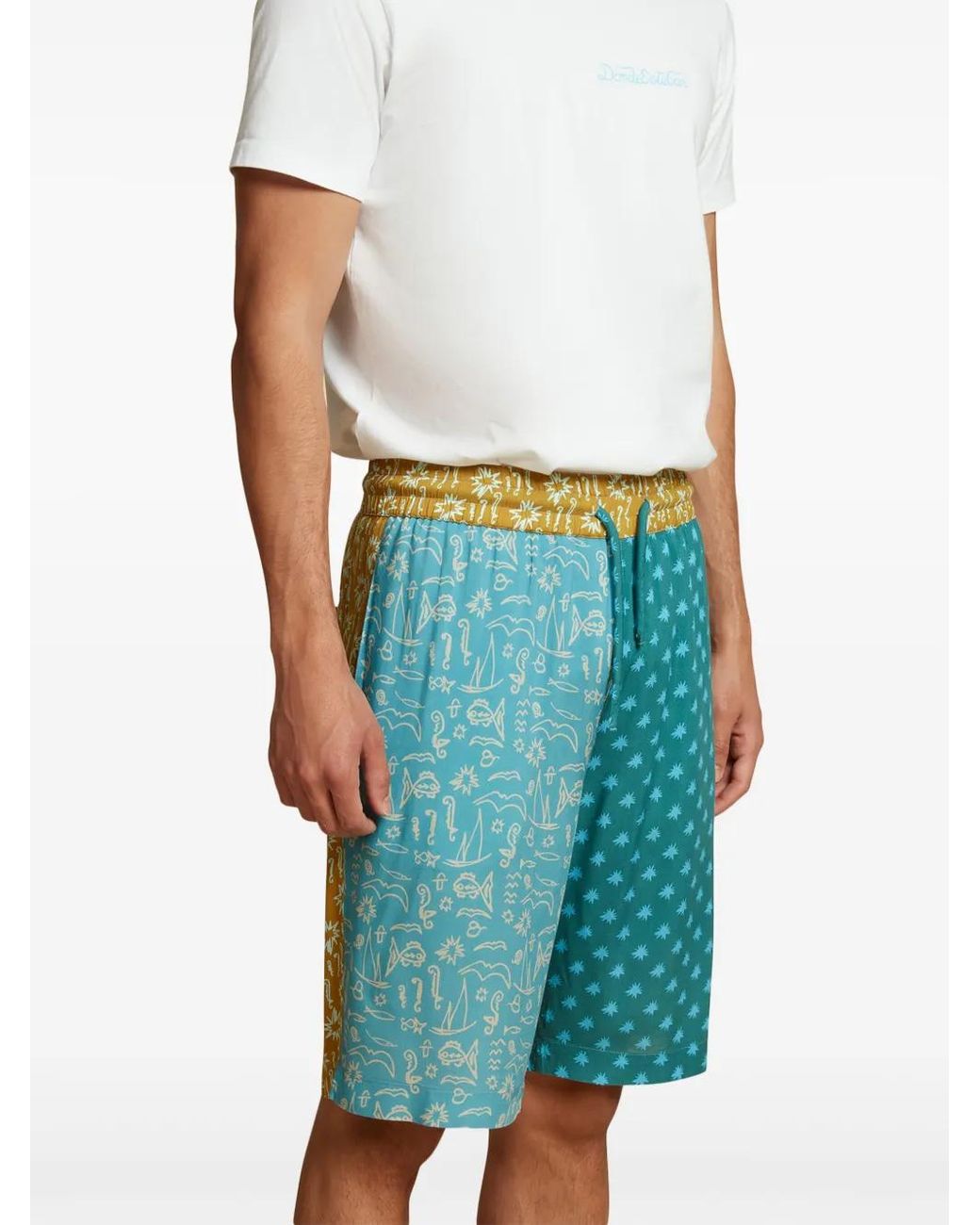 Donde Esteban Blue Estrellitas Shorts