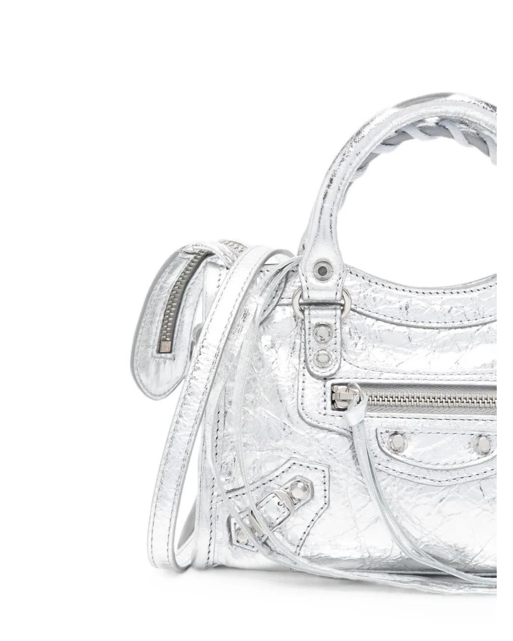 Balenciaga White Le City Nano Bag