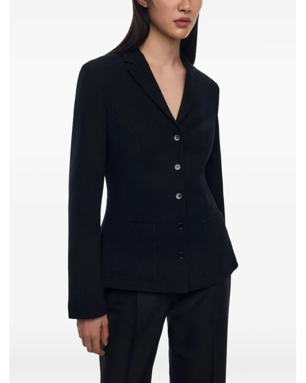 12 STOREEZ Black Atrium Blazer
