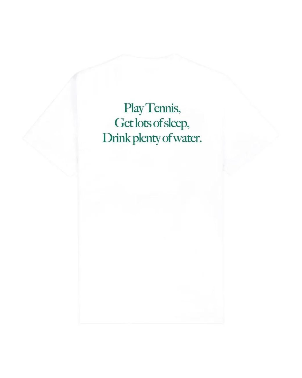 Sporty & Rich White Cotton T-Shirt