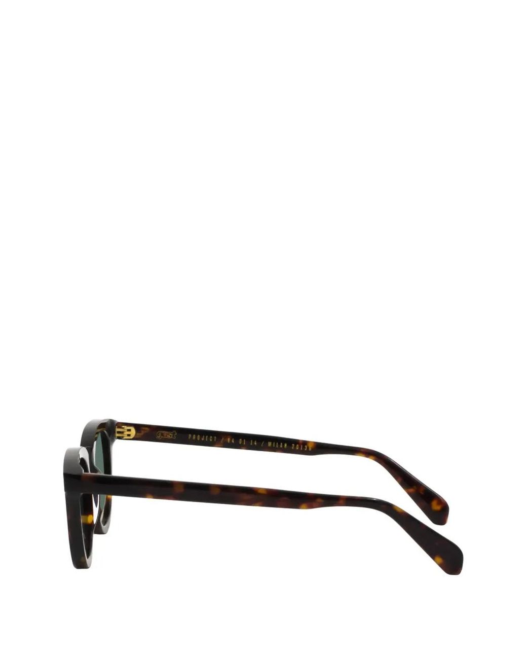 Gast Green Beryl Round-Frame Sunglasses