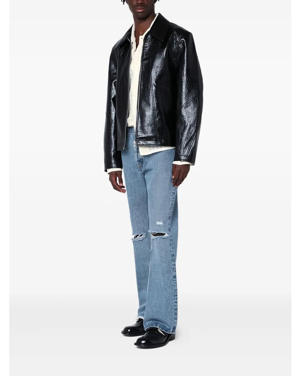 Séfr Duke Zip-Fastening Jacket in Black for Men | Lyst