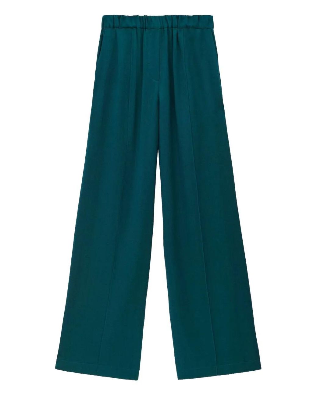 Pantalones De Seda Loewe de color Green