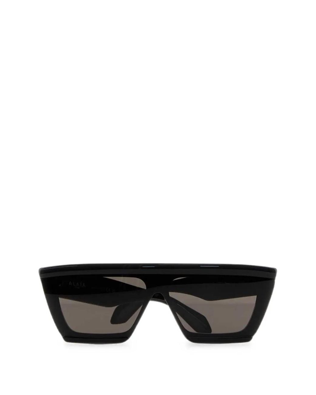 Alaïa Black Geometric-Frame Sunglasses