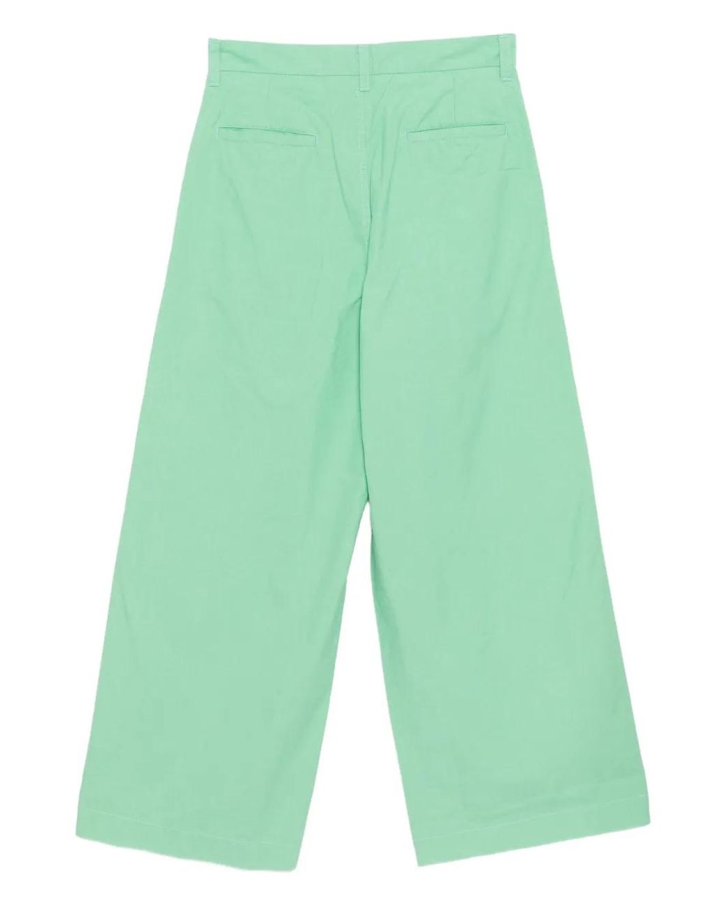 Facetasm Green Baggy Trousers for men