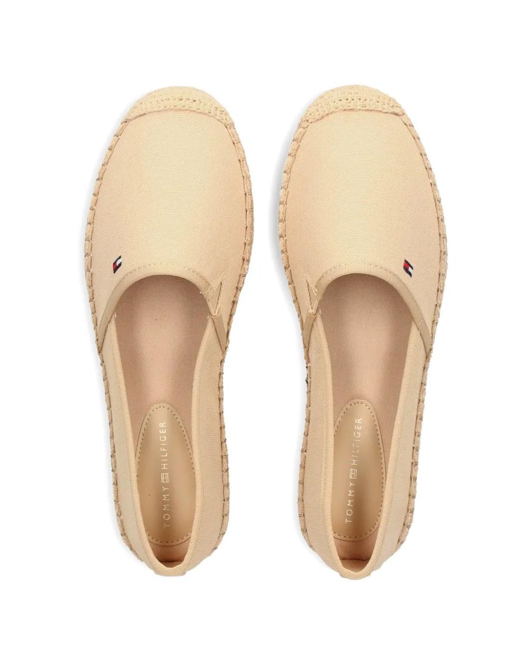 Tommy Hilfiger Natural Woven Trim Espadrilles