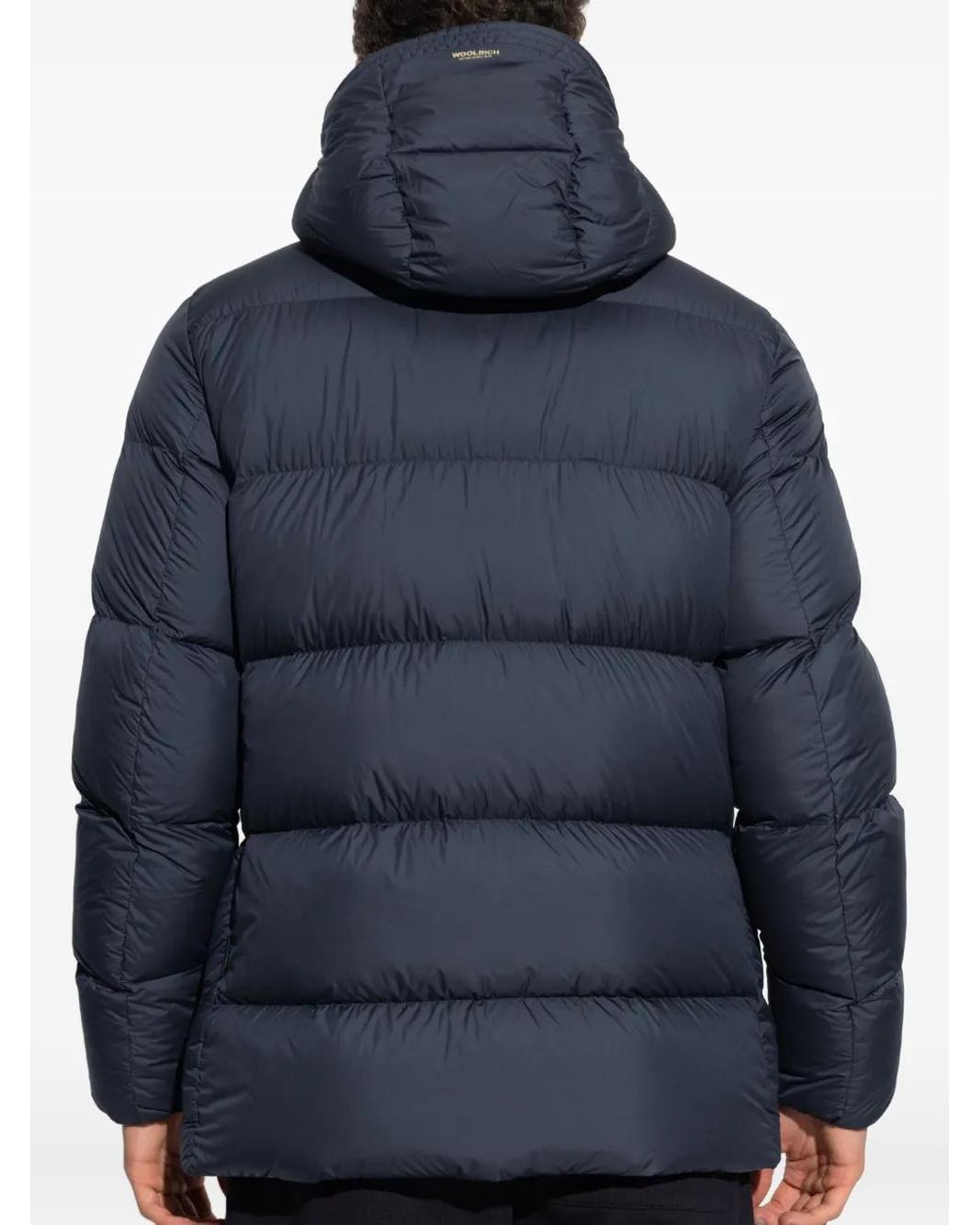 Woolrich Donsjack Met Capuchon in het Blue voor heren