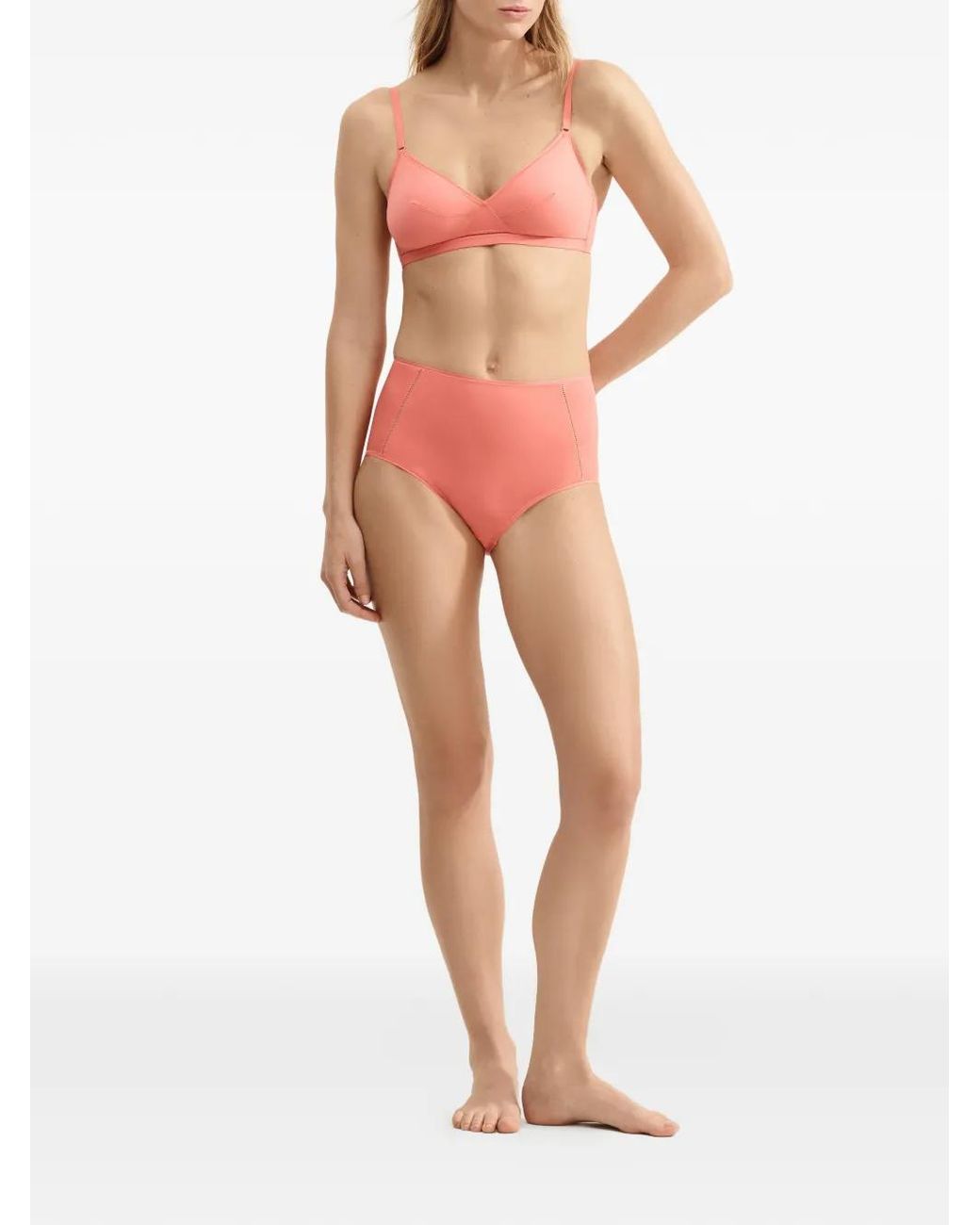 Eres Pink Lydia Soyeuse Wireless Triangle Bra