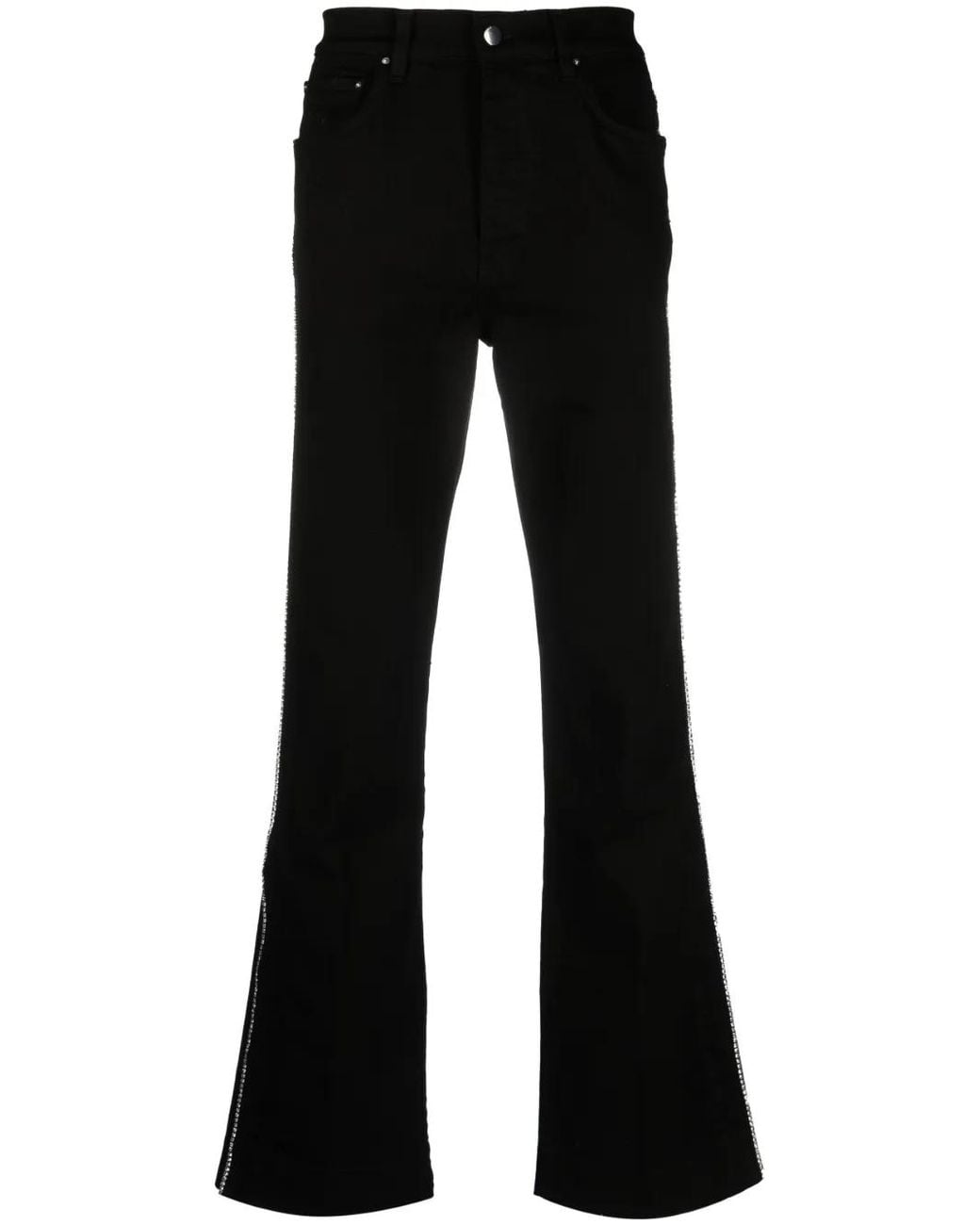 Amiri Black Straight-Leg Denim Jeans for men