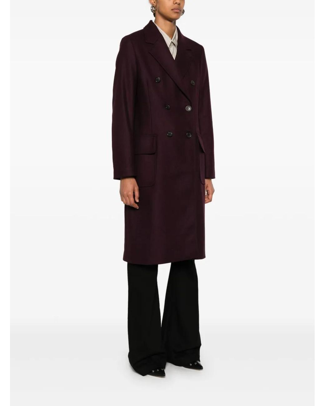 Paul Smith Red Double-Breasted Coat