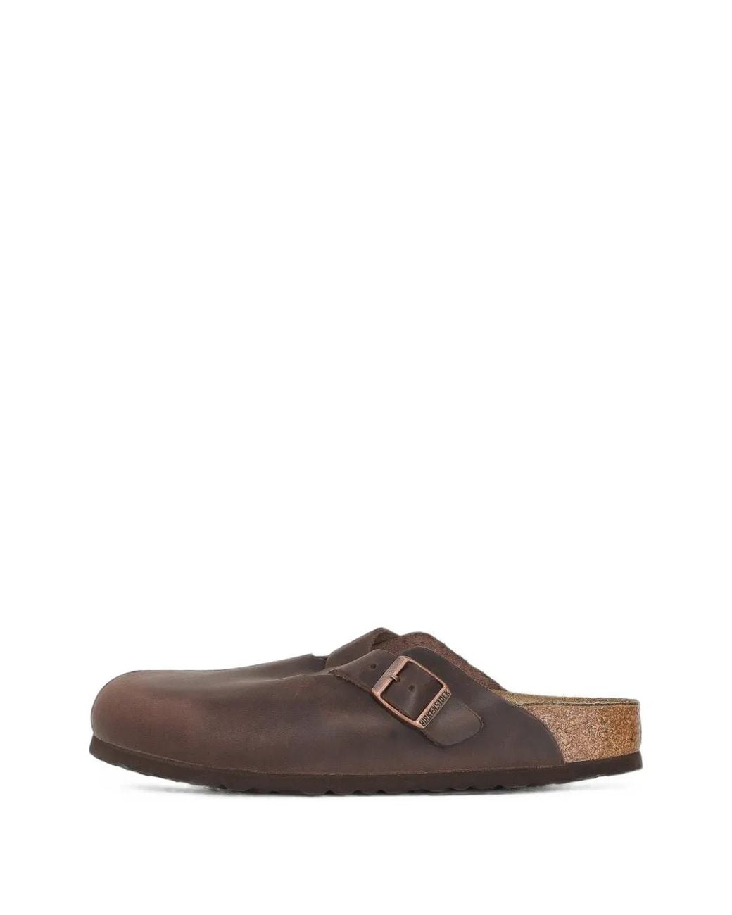 Birkenstock Brown Boston Buckle-Fastening Sandals
