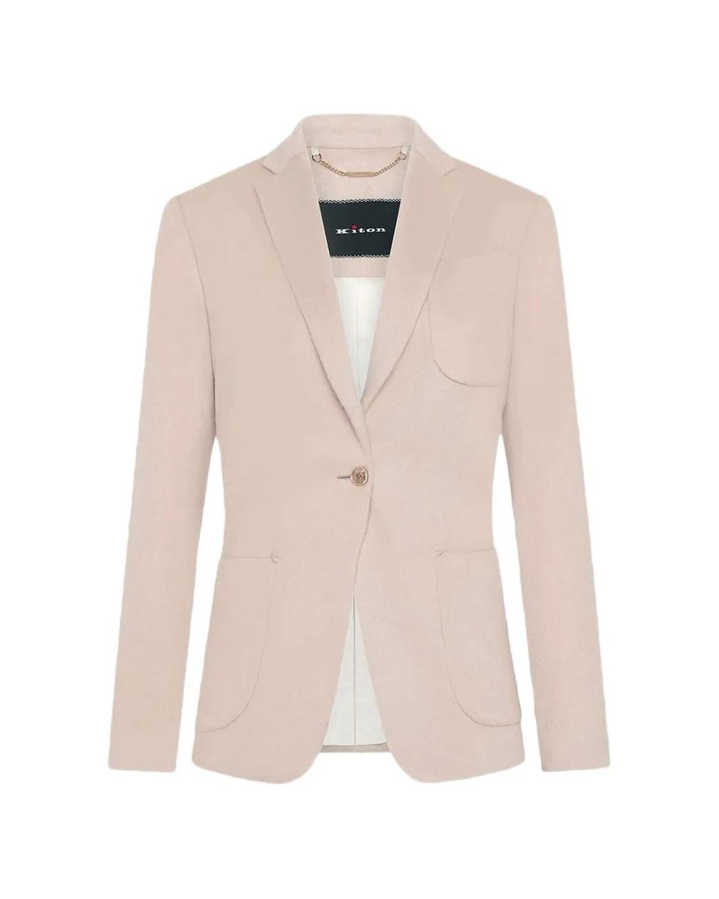 Kiton Natural Cashmere Cloth Blazer