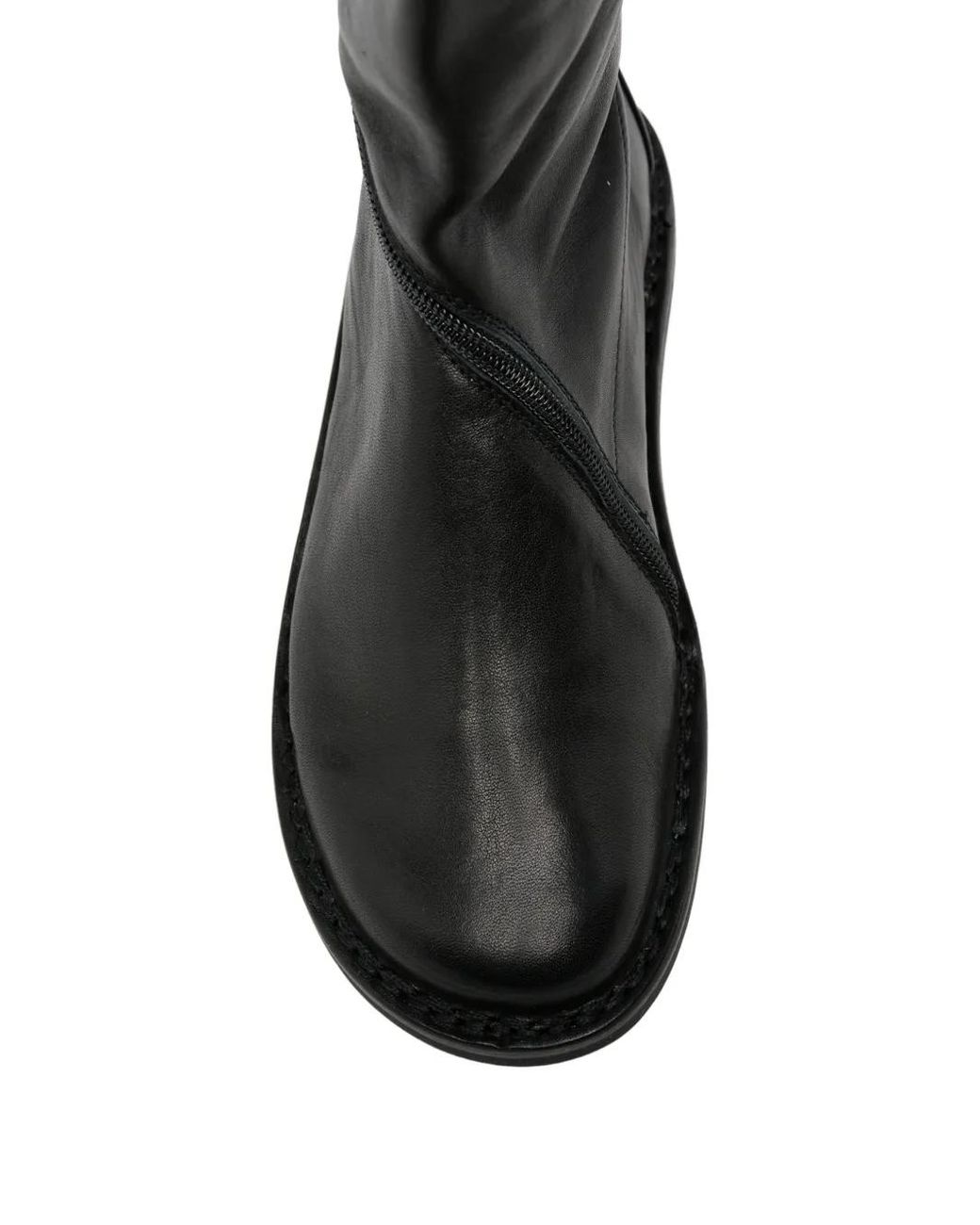 Trippen Black Sphere Side-Zip Boots